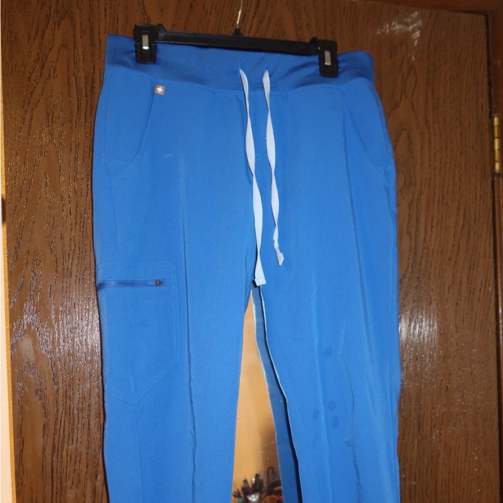 Figs Royal Blue Jogger Scrub Pants